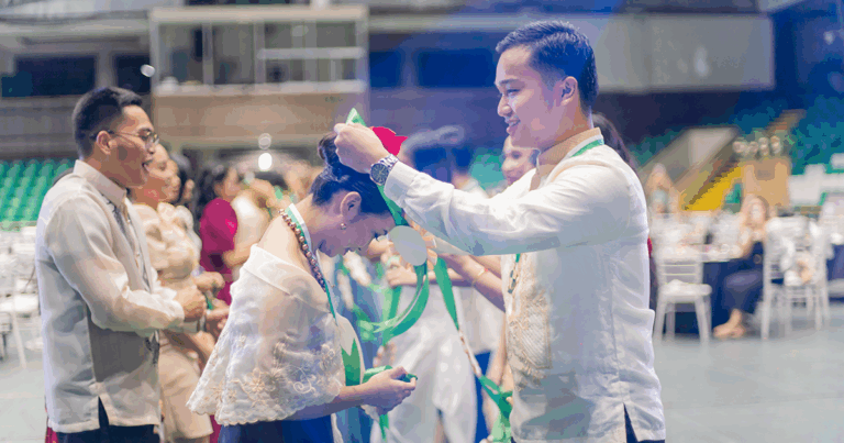 Signum Fidei Awards ‘23 Glark Farol addresses incoming SG Officers